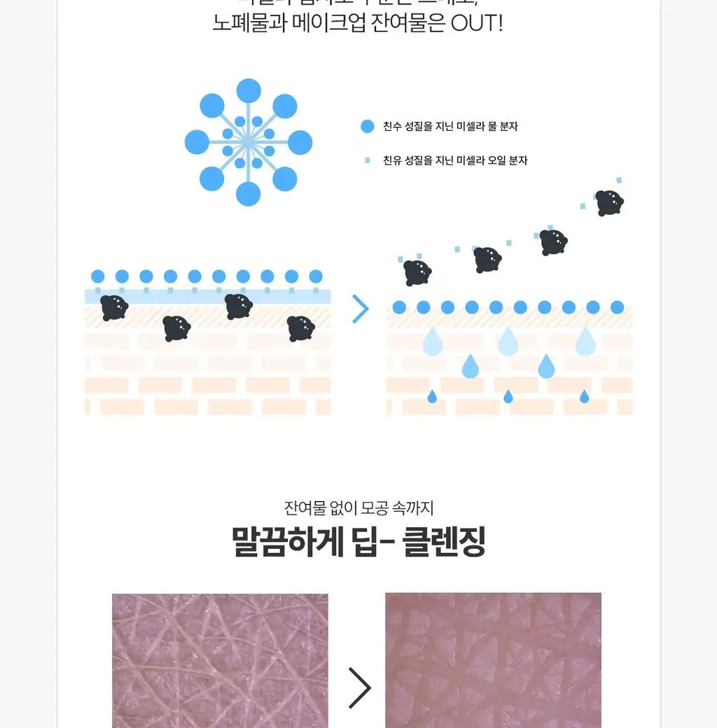 [저자극 약산성/모공 딥클렌징] 로벡틴 아쿠아 딥 클렌징 워터 400ml 상세페이지 20